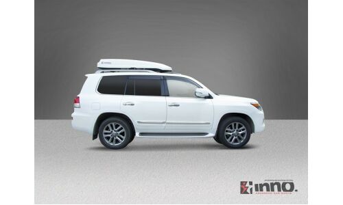 Автобокс на крышу INNO New Shadow 16, пластиковый, 440л, 2000х810х340мм, крепление Memory Mount, двустороннее открывание, цвет белый глянцевый, арт. BRA1250U1