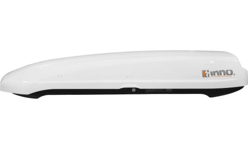Автобокс на крышу INNO New Shadow 16, пластиковый, 440л, 2000х810х340мм, крепление Memory Mount, двустороннее открывание, цвет белый глянцевый, арт. BRA1250U1