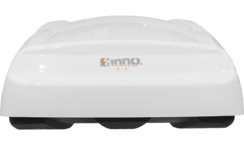 Автобокс на крышу INNO New Shadow 16, пластиковый, 440л, 2000х810х340мм, крепление Memory Mount, двустороннее открывание, цвет белый глянцевый, арт. BRA1250U1