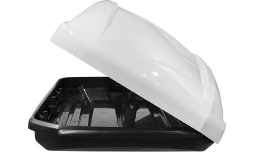Автобокс на крышу INNO New Shadow 16, пластиковый, 440л, 2000х810х340мм, крепление Memory Mount, двустороннее открывание, цвет белый глянцевый, арт. BRA1250U1