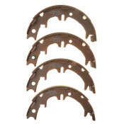 Колодки тормозные барабанные Avantech стояночного тормоза, комплект на ось (4 шт), арт. AVS0124