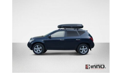 Автобокс на крышу INNO New Shadow 14, пластиковый, 400л, 1800x830x340мм, крепление Quick Mount, двустороннее открывание, цвет чёрный матовый, арт. BRA1460U5