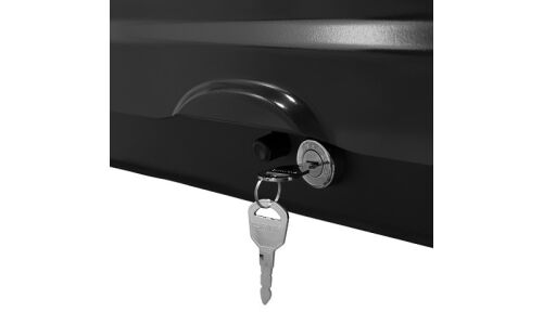 Автобокс на крышу INNO New Shadow 14, пластиковый, 400л, 1800x830x340мм, крепление Quick Mount, двустороннее открывание, цвет чёрный матовый, арт. BRA1460U5