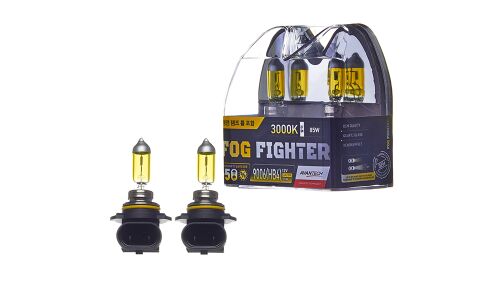 Лампа галогенная Avantech Fog Fighter HB4(9006) (P22d, T12), 12В, 51Вт (соответствует 85Вт), 3000К, комплект 2 шт, арт. AB3006