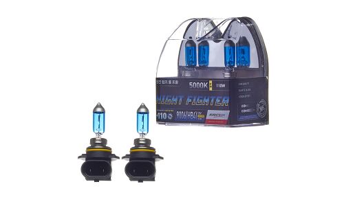 Лампа галогенная Avantech Night Fighter HB4(9006) (P22d, T12), 12В, 55Вт (соответствует 110Вт), 5000К, комплект 2 шт, арт. AB5006