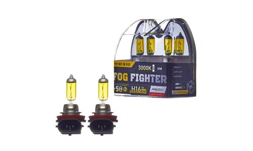 Лампа галогенная Avantech Fog Fighter H16 (PGJ19-3, T11), 12В, 19Вт (соответствует 30Вт), 3000К, комплект 2 шт, арт. AB3016