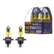 Лампа галогенная Avantech Fog Fighter H4 (P43t(G16t), T16), 12В, 120/110Вт, 3000К, комплект 2 шт, арт. AB3004
