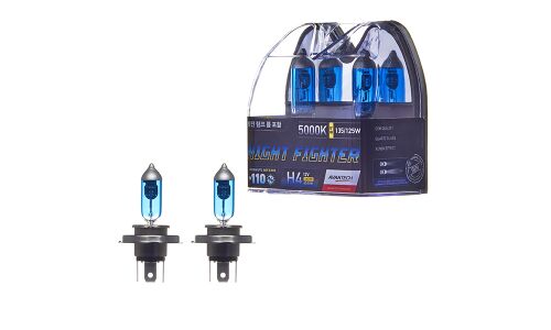 Лампа галогенная Avantech Night Fighter H4 (P43t(G16t), T16), 12В, 135/125Вт, 5000К, комплект 2 шт, арт. AB5004