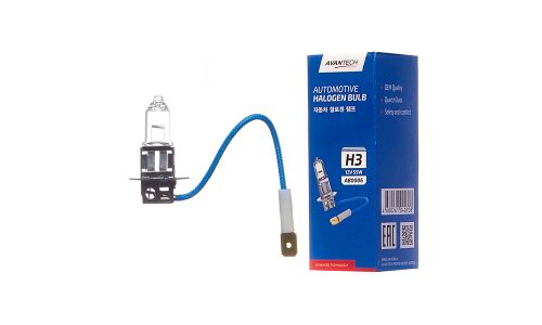 Лампа галогенная Avantech Halogen Bulb H3 (PK22s, T12), 12В, 55Вт, 3200К, 1 шт, арт. AB0006