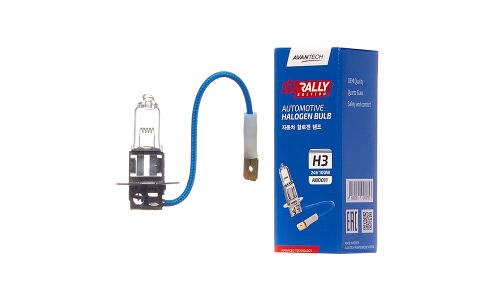Лампа галогенная Avantech Rally Edition H3 (PK22s, T12), 24В, 100Вт, 3200К, 1 шт, арт. AB0011
