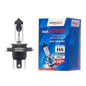 Лампа галогенная Avantech High Power H4 (P43t(G16t), T16), 12В, 60/55Вт, 3200К, 1 шт, арт. AB0013