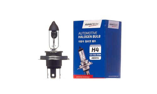 Лампа галогенная Avantech Halogen Bulb H4 (P43t, T16), 12В, 100/90Вт, 3200К, 1 шт, арт. AB0014