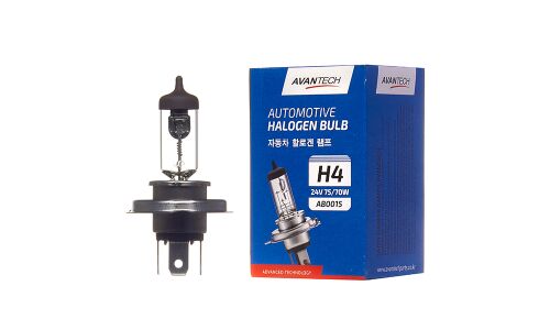 Лампа галогенная Avantech Halogen Bulb H4 (P43t, T16), 24В, 75/70Вт, 3200К, 1 шт, арт. AB0015