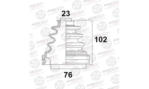 Пыльник привода Avantech, арт. BD0103
