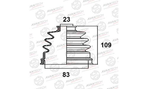 Пыльник привода Avantech, арт. BD0201