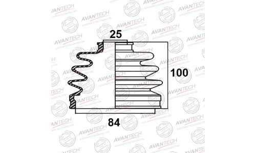 Пыльник привода Avantech, арт. BD0509