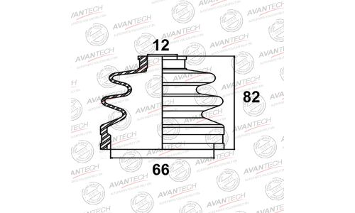 Пыльник привода Avantech, арт. BD0306