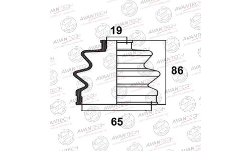 Пыльник привода Avantech BD0606