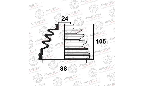 Пыльник привода Avantech, арт. BD0210