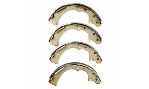 Колодки тормозные барабанные Double Force, комплект на ось (4 шт), арт. DFS8512