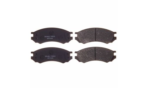 Колодки тормозные дисковые Double Force, передние, комплект на ось (4 шт), арт. DFP7030
