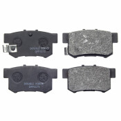 Колодки тормозные дисковые Double Force, задние, комплект на ось (4 шт), арт. DFP3175