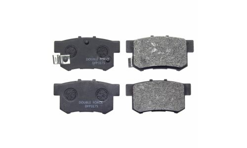 Колодки тормозные дисковые Double Force, задние, комплект на ось (4 шт), арт. DFP3175
