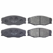 Колодки тормозные дисковые Double Force, передние, комплект на ось (4 шт), арт. DFP3118