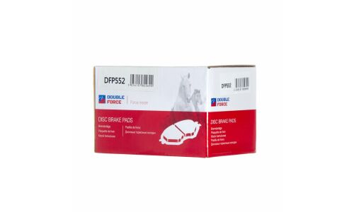 Колодки тормозные дисковые Double Force, передние, комплект на ось (4 шт), арт. DFP552