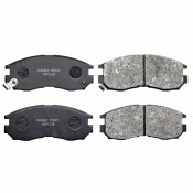 Колодки тормозные дисковые Double Force, передние, комплект на ось (4 шт), арт. DFP1128