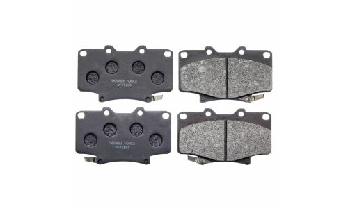 Колодки тормозные дисковые Double Force, передние, комплект на ось (4 шт), арт. DFP1154
