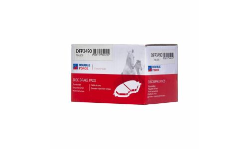 Колодки тормозные дисковые Double Force, передние, комплект на ось (4 шт), арт. DFP3490