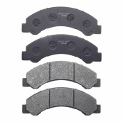 Колодки тормозные дисковые Double Force, комплект на ось (4 шт), арт. DFP896