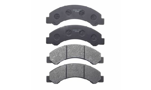 Колодки тормозные дисковые Double Force, комплект на ось (4 шт), арт. DFP896
