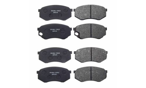 Колодки тормозные дисковые Double Force, передние, комплект на ось (4 шт), арт. DFP279