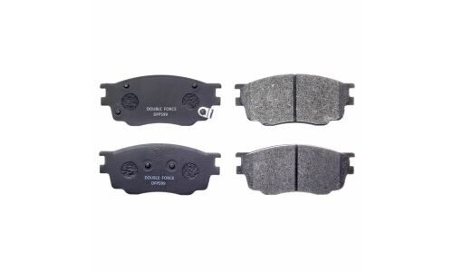 Колодки тормозные дисковые Double Force, передние, комплект на ось (4 шт), арт. DFP599
