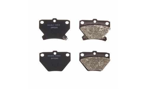 Колодки тормозные дисковые Double Force, задние, комплект на ось (4 шт), арт. DFP3243