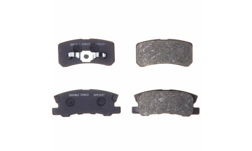 Колодки тормозные дисковые Double Force, задние, комплект на ось (4 шт), арт. DFP3247