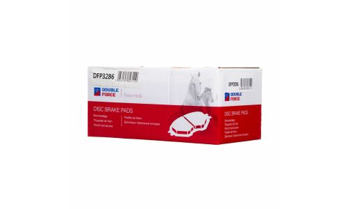Колодки тормозные дисковые Double Force, передние, комплект на ось (4 шт), арт. DFP3286