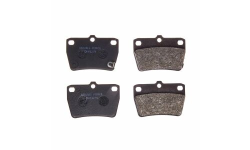 Колодки тормозные дисковые Double Force, задние, комплект на ось (4 шт), арт. DFP3279