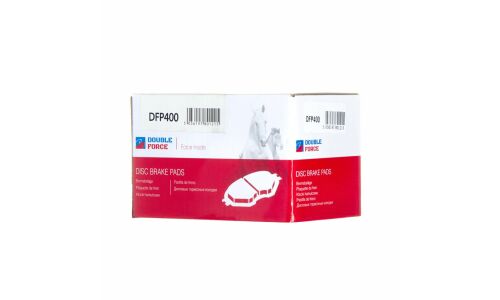 Колодки тормозные дисковые Double Force, передние, комплект на ось (4 шт), арт. DFP400