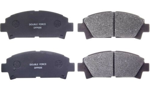 Колодки тормозные дисковые Double Force, передние, комплект на ось (4 шт), арт. DFP666
