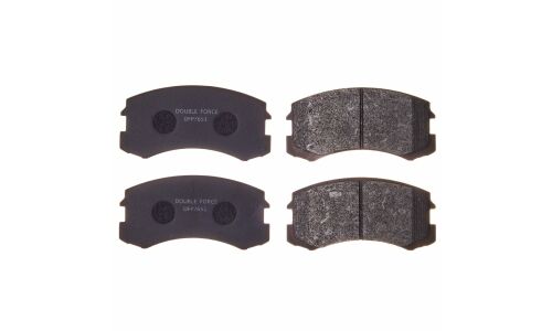 Колодки тормозные дисковые Double Force, передние, комплект на ось (4 шт), арт. DFP7651