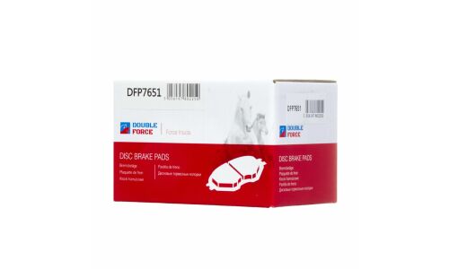 Колодки тормозные дисковые Double Force, передние, комплект на ось (4 шт), арт. DFP7651