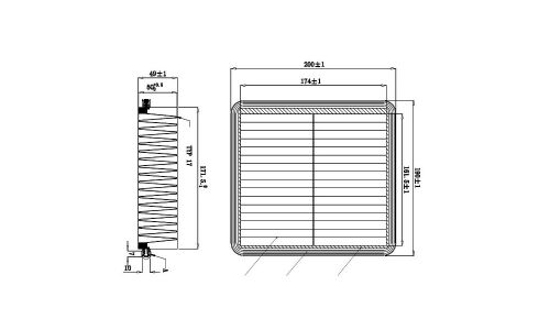 Фильтр воздушный DOUBLEFORCE DOUBLE FORCE, арт. DFA2029
