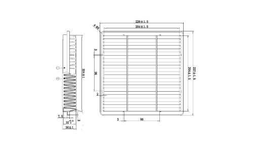 Фильтр воздушный Double Force A-346, арт. DFA2332