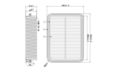 Фильтр воздушный DOUBLE FORCE, арт. DFA2368