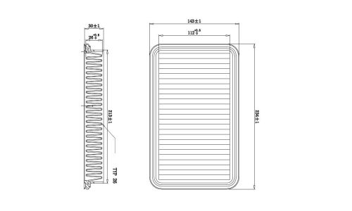 Фильтр воздушный Double Force A-971, арт. DFA24019
