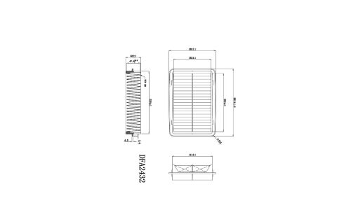 Фильтр воздушный Double Force A-969, арт. DFA2432