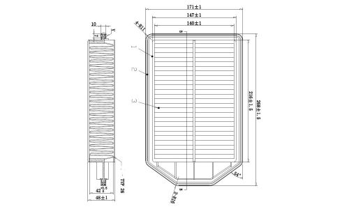 Фильтр воздушный DOUBLEFORCE DFA27002